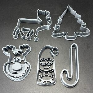 Christmas 3D-Printed Cookie Cutters! Unique designs to elevate your baking